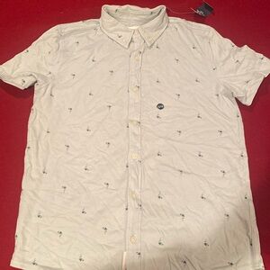 A&F cotton tshirt bottondown w/ flamingos 15/16 NWT